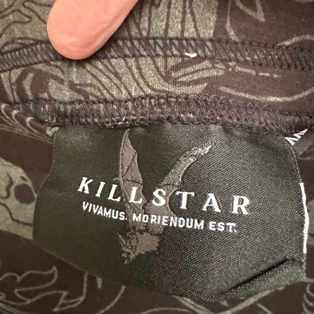Killstar Black Gothic Danse Mini Skirt - Picture 5 of 10